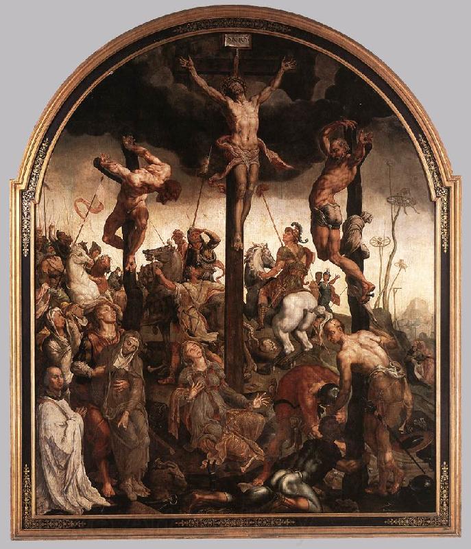 HEEMSKERCK, Maerten van The Crucifixion sg Norge oil painting art